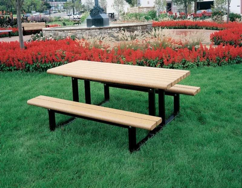 Traditional Wood Picnic Table