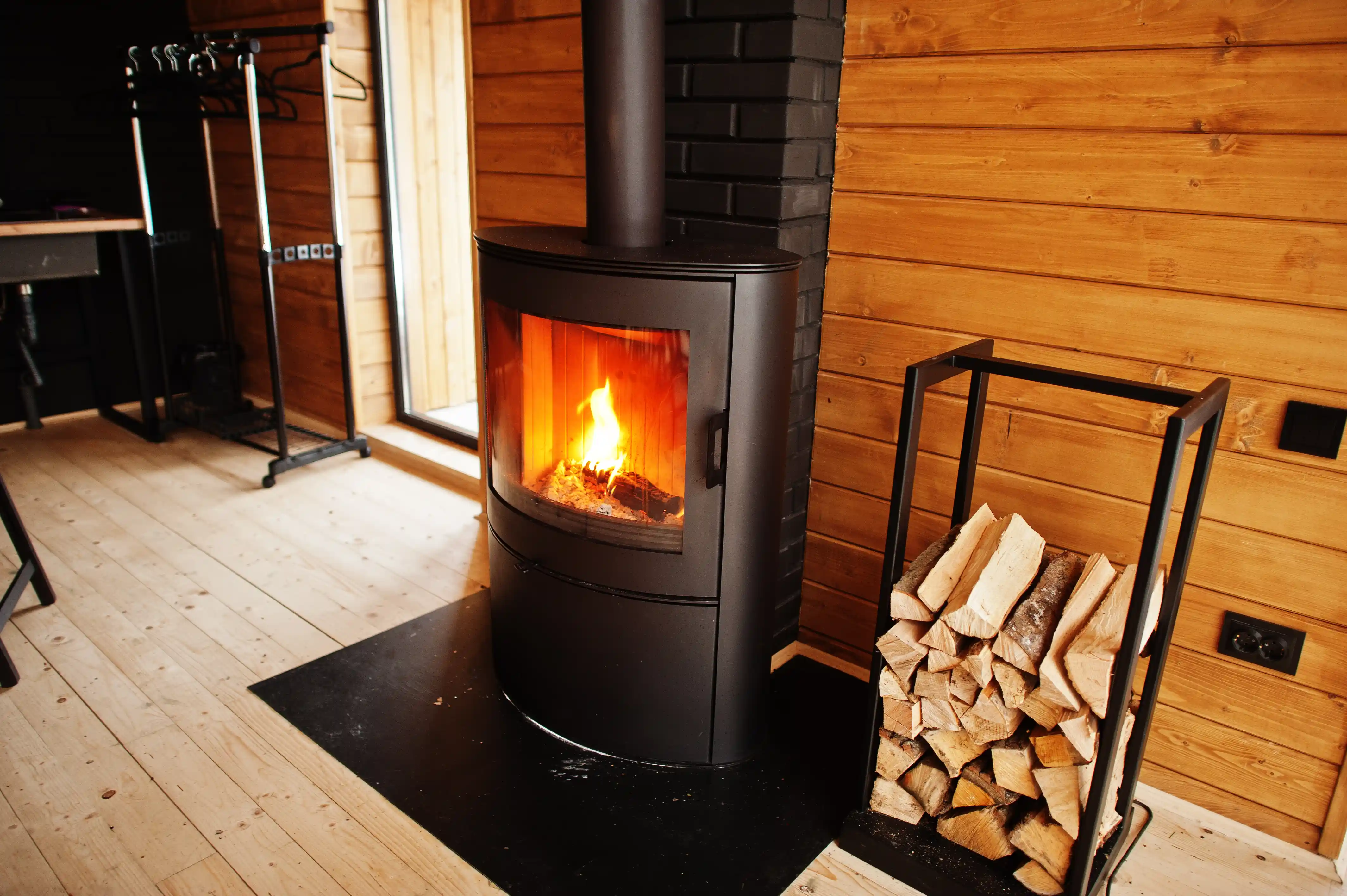 Natural Gas Patio Heater connected to gas line